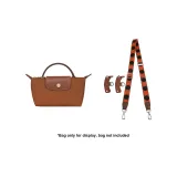 Коричневый, серебристая пряжка, регулируемый ремешок 76-115 см + [без перфорации] набор