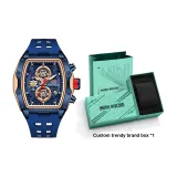 MF0473G Розово-синий Чехол Синий Резиновая лента