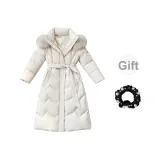 (Шампанское Genuine Лисий мех Ожерелье-чокер + Резинка для волос) В комплекте с подарками