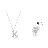 Сверкающий ожерелье с буквой [K]