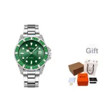 Зеленый циферблат с зеленым ромбовидным дизайном