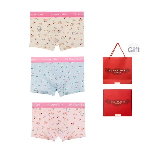 Maiden House Красная коробка 3 шт MI Xiaoji+Lan Xiaoji+Розовый Xiaoji Мужской Подарочный набор нижнего белья