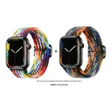 Яблоко Ткань вязаная Ремень - Радужный * Камуфляж