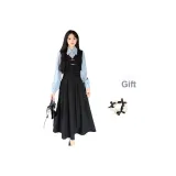 Черный + Резинка для волос с бантом (в комплекте с)