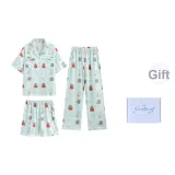 Цветочный медведь, трехкомпонентный комплект, клетчатая коробка