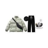 Комплект одежды (Зеленый топ + Черные штаны)