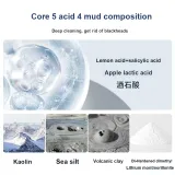 Маска для очищения пор Dr. Nalan Черная Глина, 55 г * 2 шт