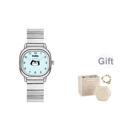 GCCLIYO Кварцевый механизм Часы Женские Черный циферблат