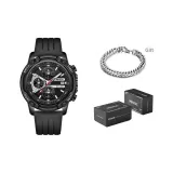 Классический черный [В комплекте с черной коробкой + браслетом]