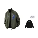 Армейский зеленый + внутренний черный свитшот