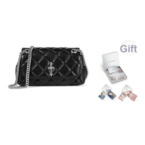 Ed Hardy Classic Series Sheepskin Сумка через плечо Стандартная Женская Кремово-белый Обсидиан