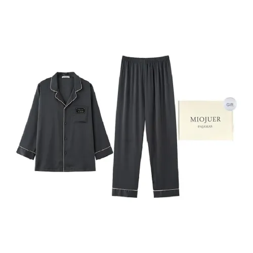 MIOJUER Пижамный комплект мужской темно-серый