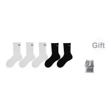 5 пар (3 белых + 2 черных)