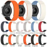 Черный & Оранжевый [Зернистая текстура Личи, магнитный силиконовый ремешок]