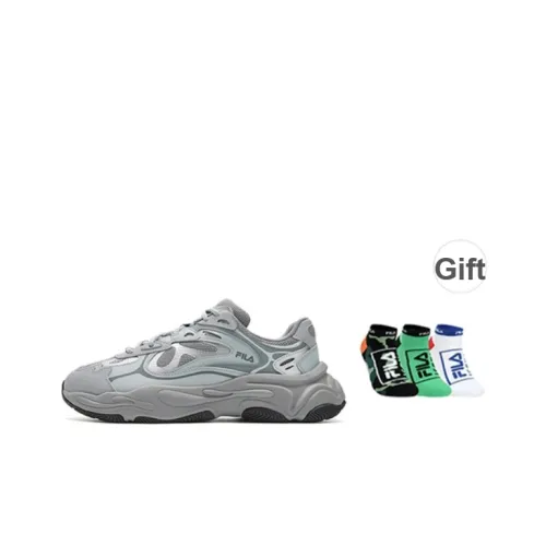FILA MARS 4 Амортизация Устойчивый к истиранию Дышащий Легкий Низкий верх Повседневная обувь Мужская Серый