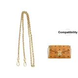 Золотистый, двойная пуговица, 110 см