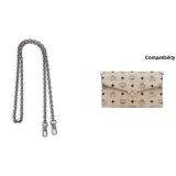 Цепь цвета "оружейный металл"