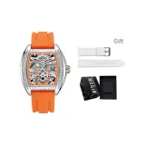 8601 Серебряный Апельсин [Модный бренд Коробка + Белый силиконовый ремешок]