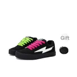 Обсидиан Черный (Красный Зеленый Несовпадающий) (Включает 1 упаковку Черных Шнурков)