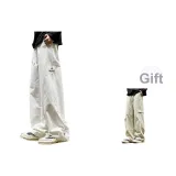 Белый+1602 Хаки Повседневные брюки [Покупка с скидкой 19 юаней, свяжитесь со службой поддержки клиентов для разных размеров]