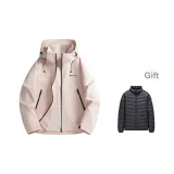 Розовый (3-в-1 пуховые поддевы)