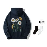 Темно-синий, флисовая подкладка