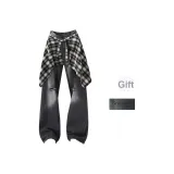 Чёрный Серый (с бесплатной Чёрной Юбкой)