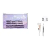 Ukiss Нет Средний-Рожденный Одиночные Пучки Накладные Ресницы Стиль 4 (200 Штук/Коробка)