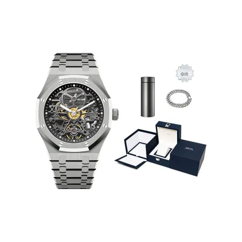 GEYA Автоматический механический механизм Мужские часы Max Collection 42mm*12mm*18mm Skeleton