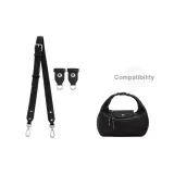 [Black Two-Piece Set] Плечевой ремень через плечо + модифицированная пряжка, 1 пара