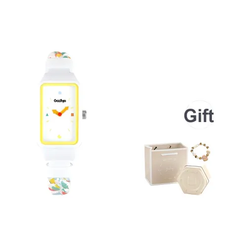 GCCLIYO Кварцевый механизм тканевый ремешок женские часы белый циферблат