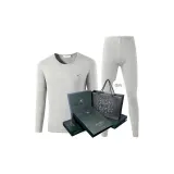 Мужские комплекты одежды (Светло-серый) Двухслойный, утолщенный / с флисовой подкладкой / подарочный набор