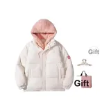 Экрю, с подарками заколка-краб + эксклюзивная сумка для покупок