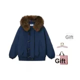 Темно-синий, синий, с подарками заколка-краб + эксклюзивная сумка для покупок