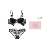 Черный, тонкая вставка, одежда, наборы [на косточках] + [коробка с бантом]