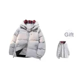 Gray (В комплекте с клетчатым внутренним слоем свитшот)