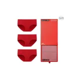 [Женский Треугольник]5 Серия Красный Графский Коробка-Хлопок Feel