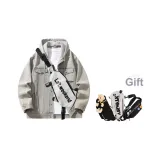 Винтажный синий с капюшоном-K710 (Включает сумку через плечо)