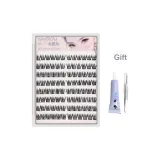 Большая емкость Женский Групповый Птица Верхние Веки [Клей + Пинцет]