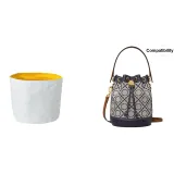 Белый Liner Bucket Bag