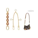 Цепь-удлинитель из смолы + декоративная цепь с четырехлистным клевером