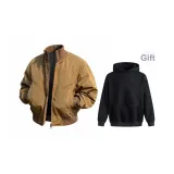 Коричневый топ [в комплекте с черным худи]