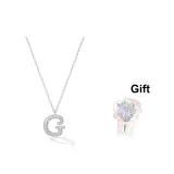 Сверкающий ожерелье с буквой