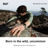 [Зеленый-Черная пряжка] Сейко Нейлон Ткани вязаные