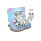 Синий + Эксклюзивная обувь Коробка + Подарочные носки