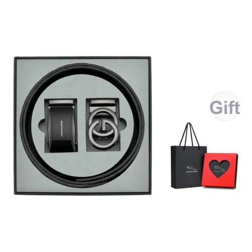 JAGUAR Alloy Leather Belts Men's