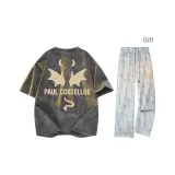Dark Gray (В комплекте с White Tie-Dye Casual Pants BK689)  
Темно-серый (в комплекте с белыми повседневными штанами Tie-Dye BK689)