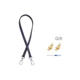 Серебряный модифицированный пряжка + темно-синий короткий плечевой ремень