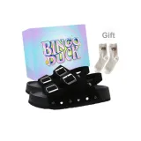 Чёрный + Эксклюзивная обувь Коробка + Подарочные носки