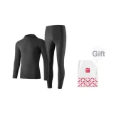 Темно-серый - Высокий воротник [550 г, ультра-теплая коллекция]